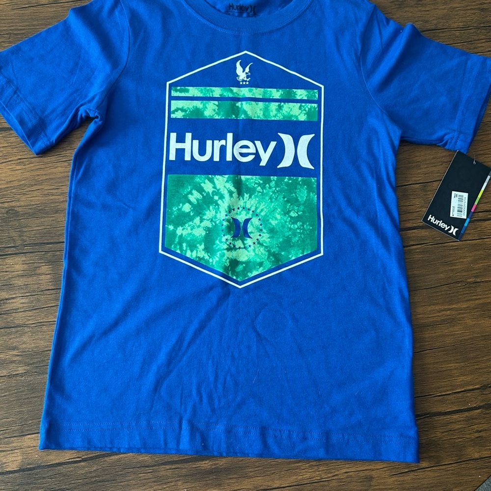 Hurley Kids Blue Graphic T-Shirt
